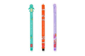 LEGAMI ERASABLE PEN SET OF 3 - UNDER THE SEA (TURTLE+CLOWNFISH+SEAHORSE)